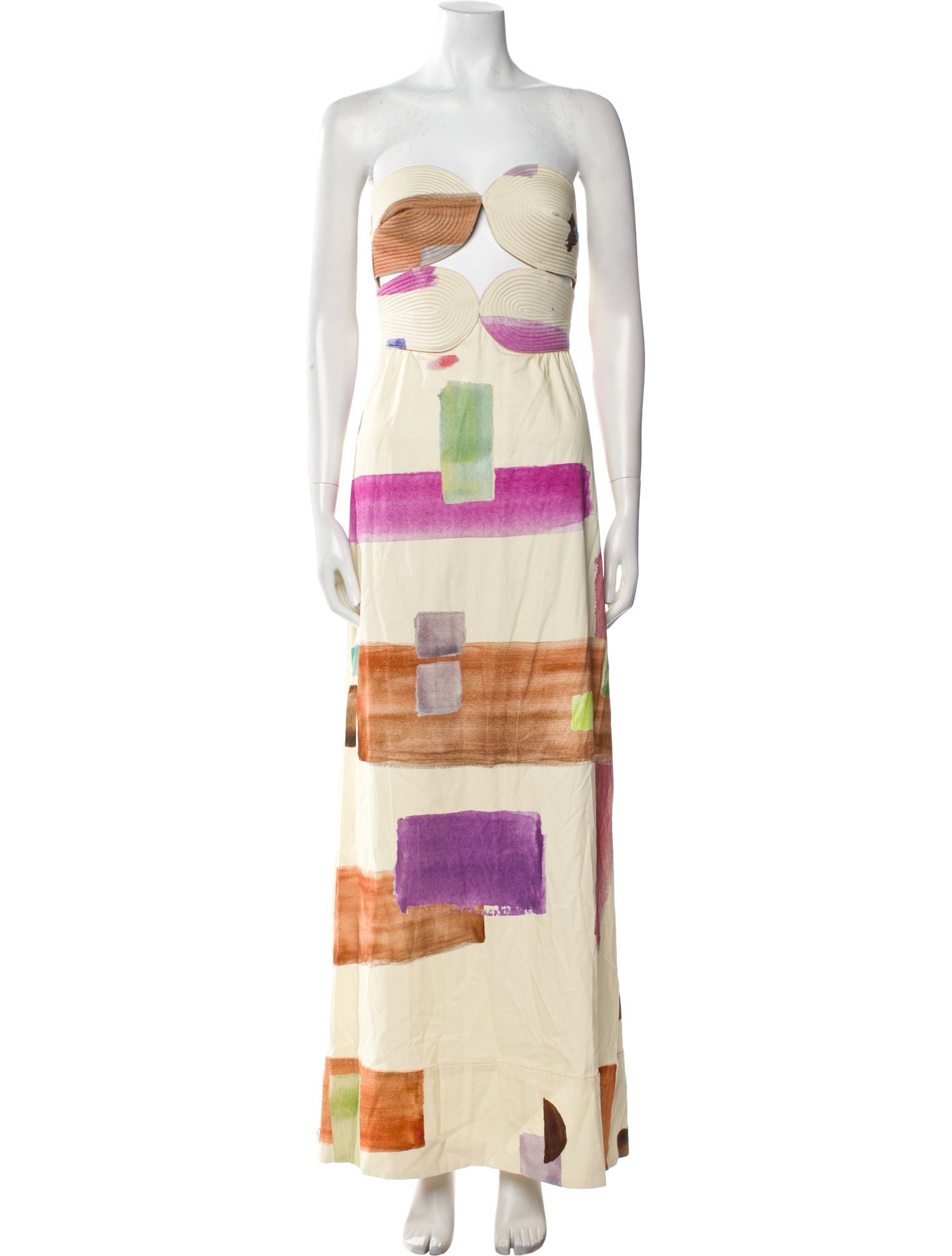 Adriana Degreas Printed Long Dress