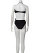 Adriana Degreas Colorblock Pattern Mesh Accents Bikini
