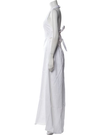 Adriana Degreas Halterneck Long Dress