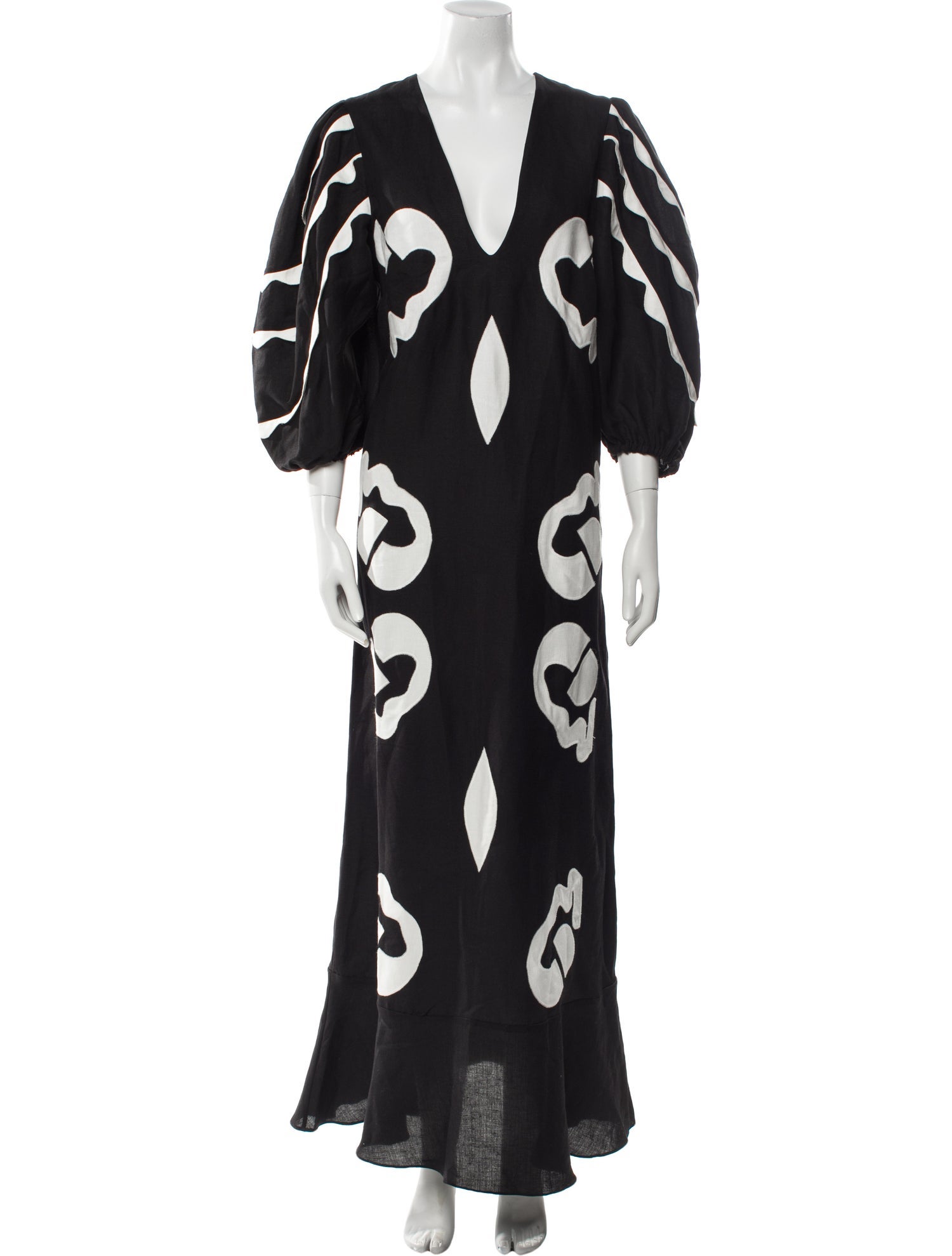 Adriana Degreas Printed Long Dress w/ Tags
