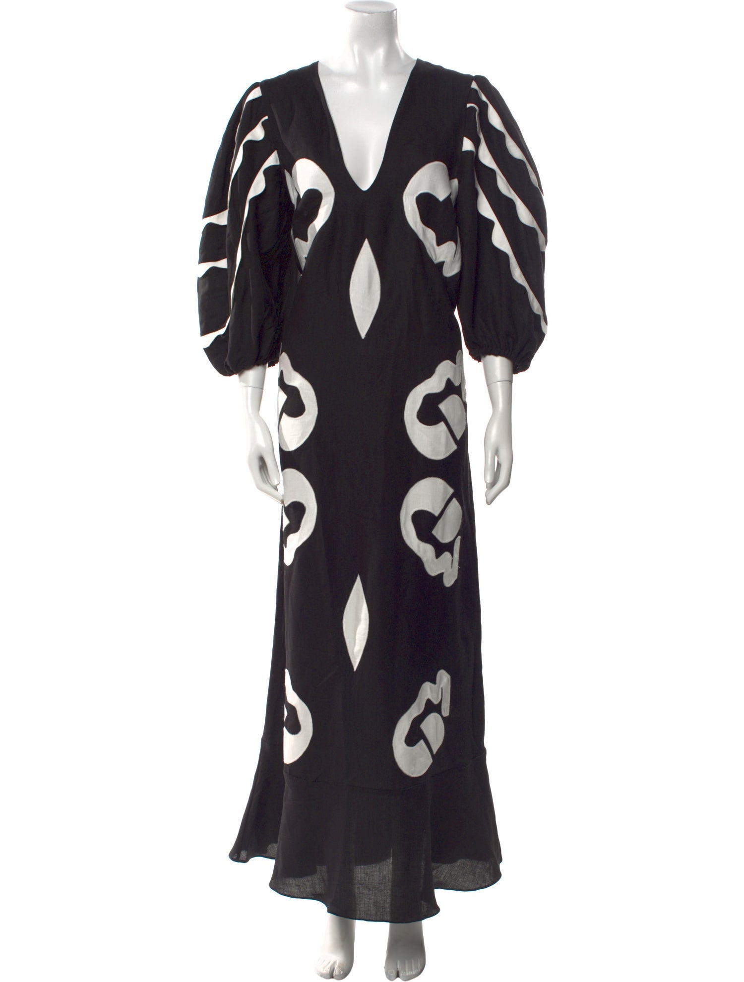 Adriana Degreas Printed Long Dress w/ Tags
