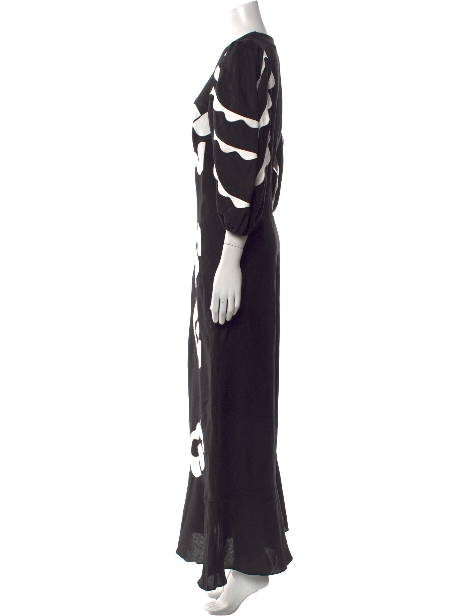 Adriana Degreas Printed Long Dress w/ Tags