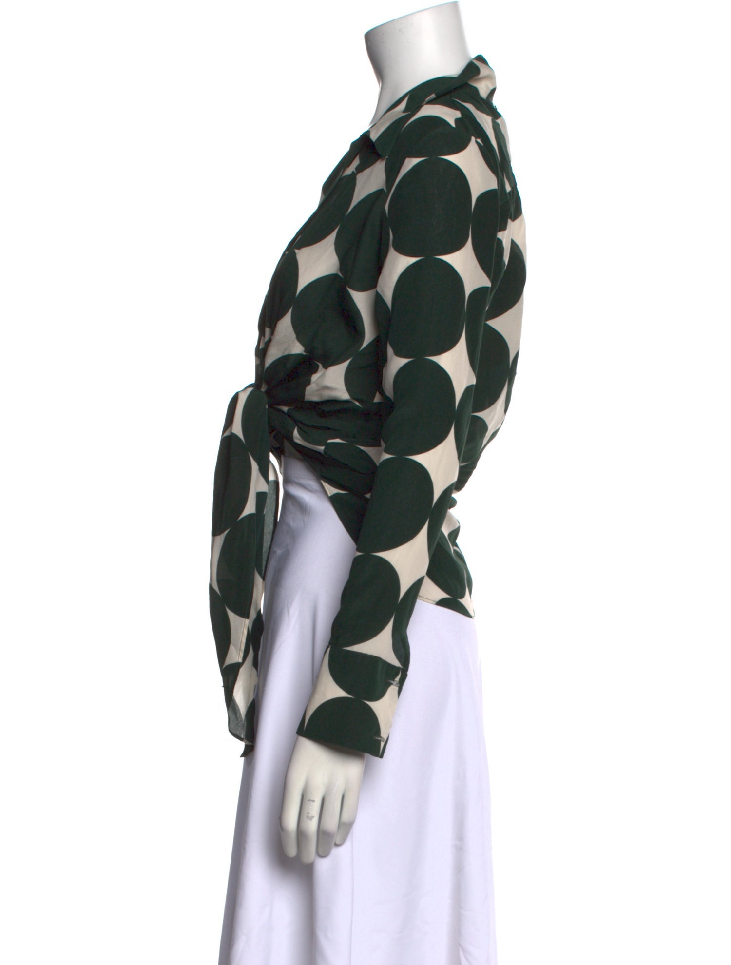 Adriana Degreas Silk Printed Crop Top w/ Tags