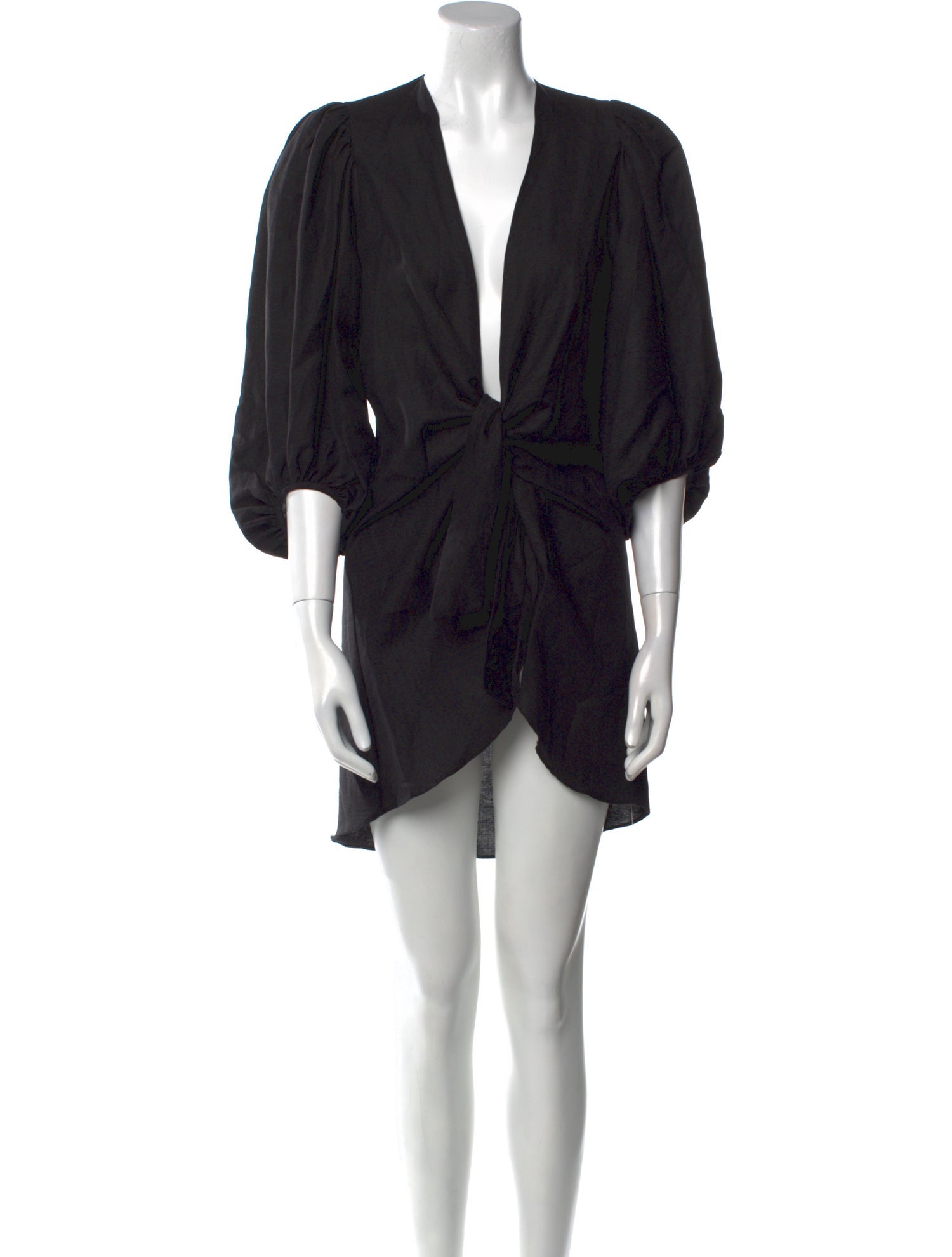 Adriana Degreas Linen Mini Dress