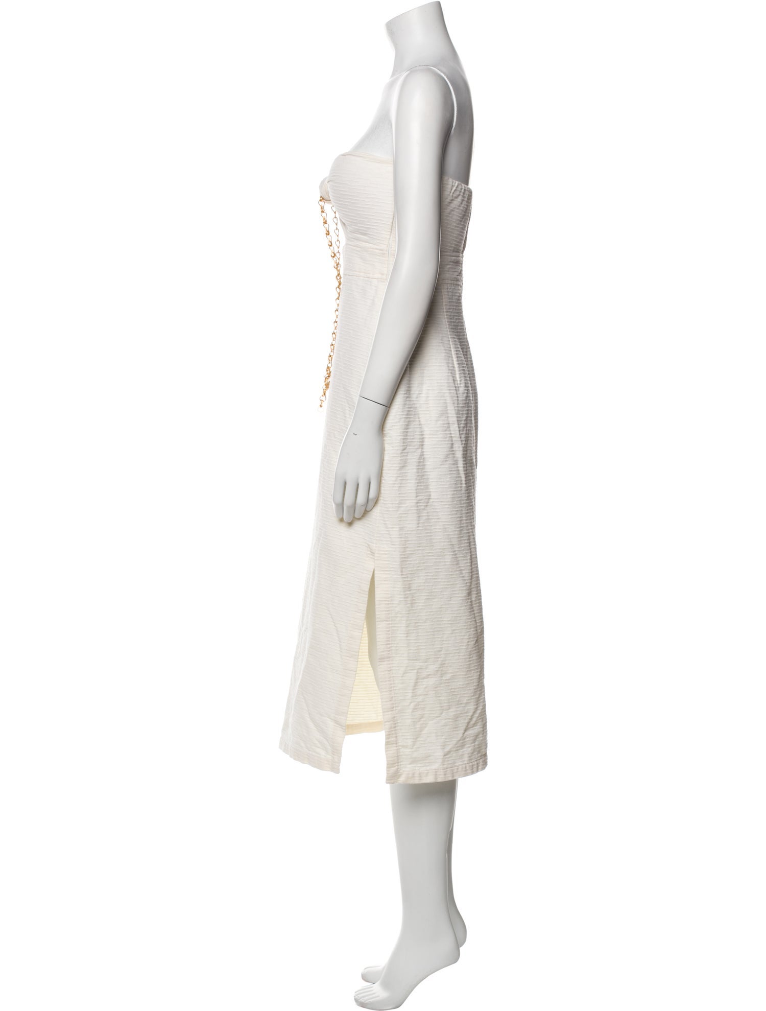 Adriana Degreas Strapless Knee-Length Dress