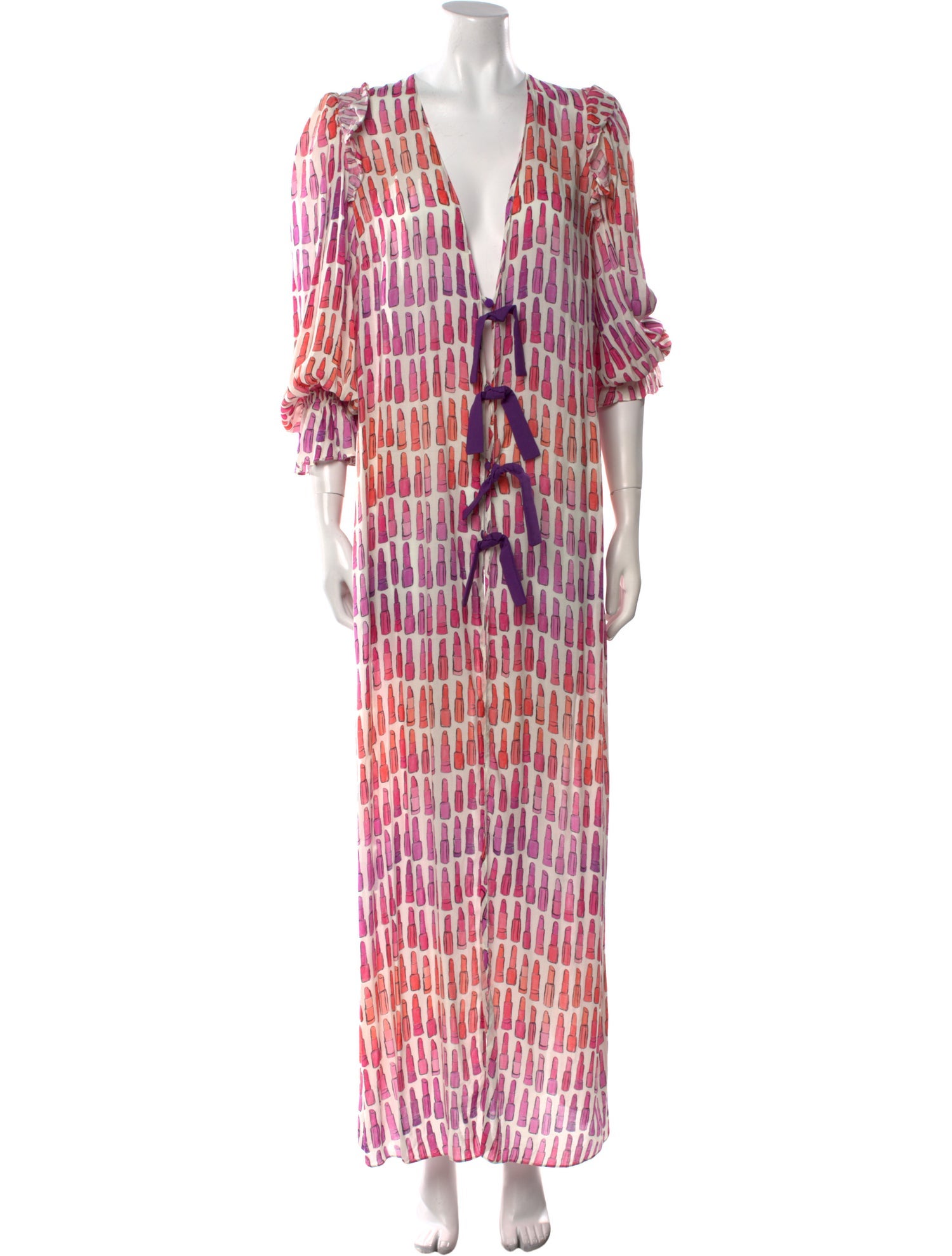 Adriana Degreas Printed Long Dress