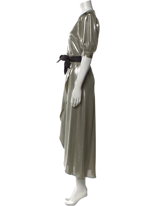 Adriana Degreas V-Neck Long Dress