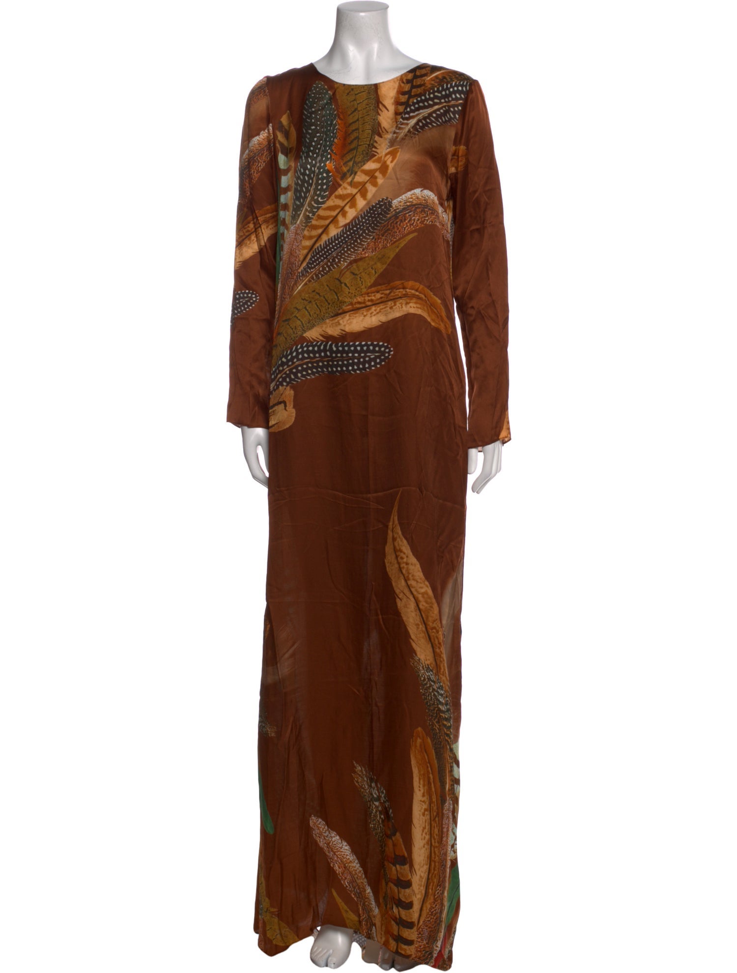 Adriana Degreas Printed Long Dress w/ Tags