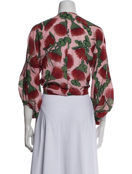 Adriana Degreas Floral Print Evening Jacket