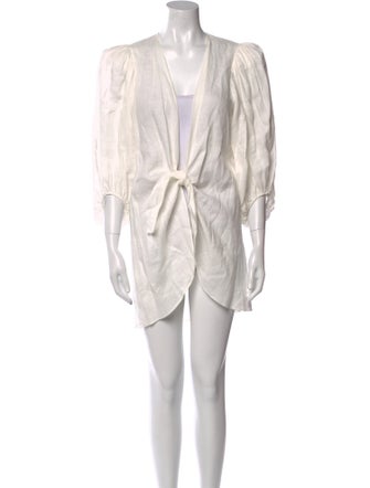 Adriana Degreas Linen Mini Dress