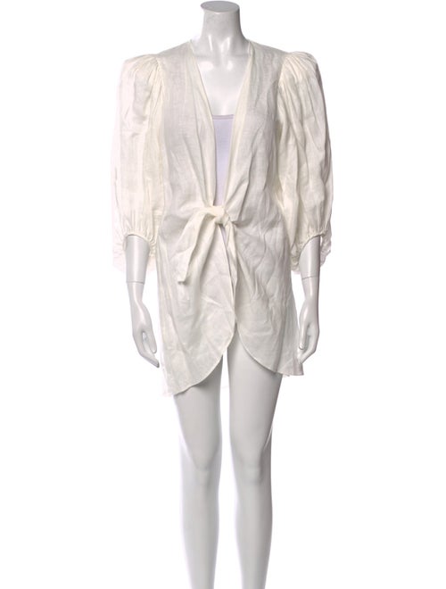 Adriana Degreas Linen Mini Dress