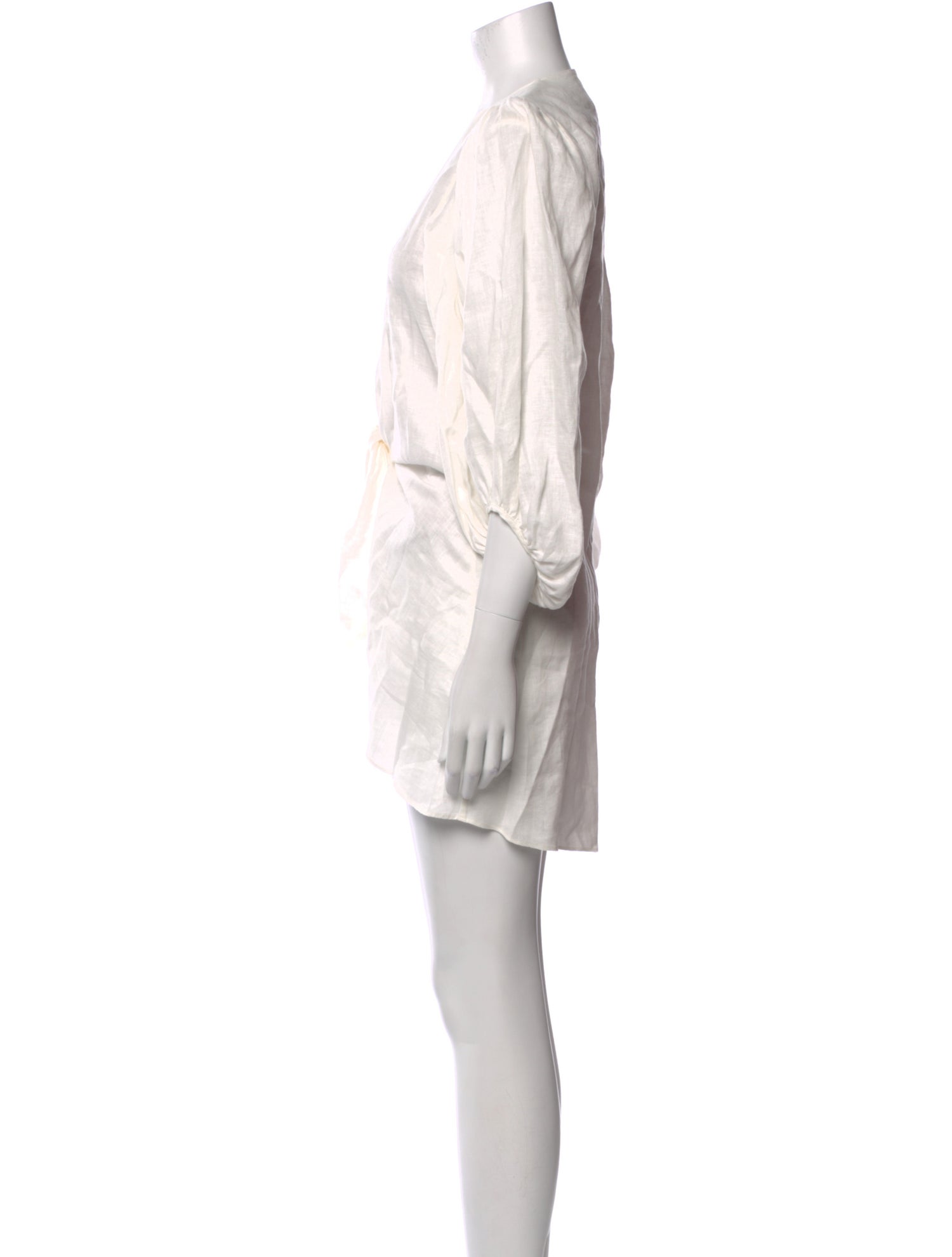 Adriana Degreas Linen Mini Dress