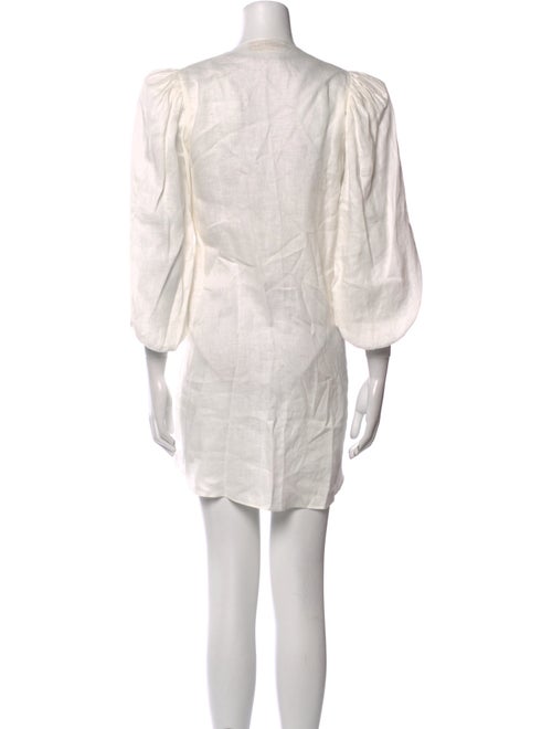 Adriana Degreas Linen Mini Dress