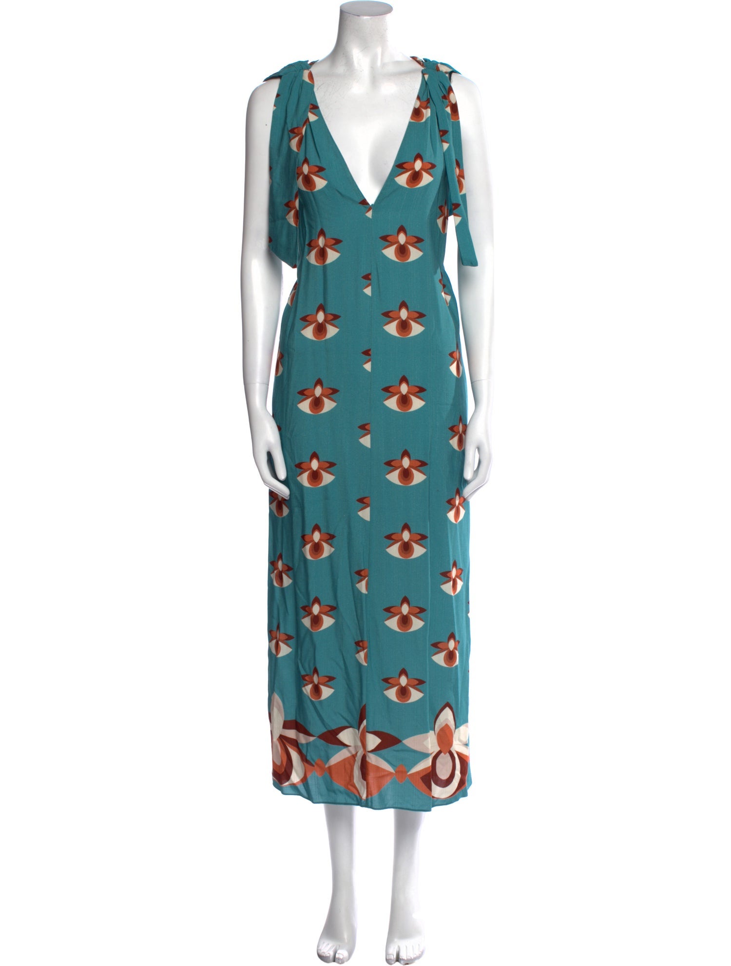 Adriana Degreas Printed Long Dress