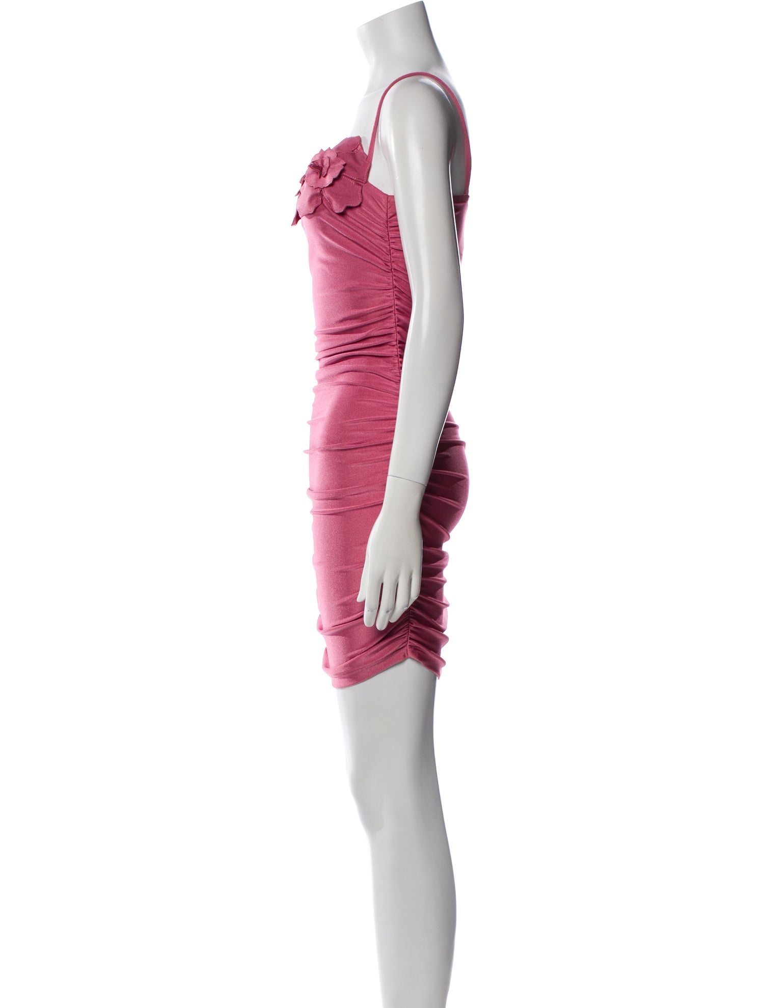 Adriana Degreas Square Neckline Mini Dress