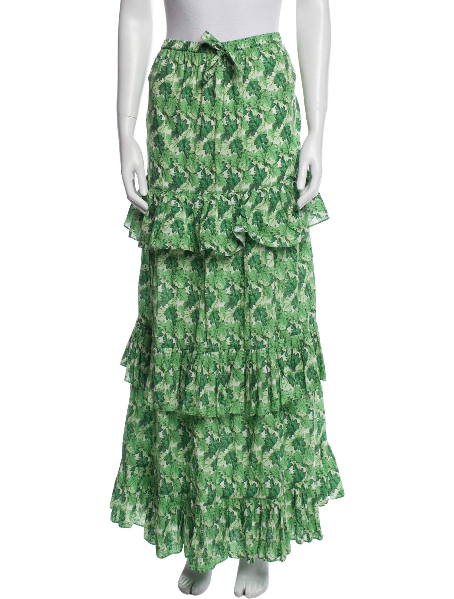 Adriana Degreas Floral Print Long Skirt