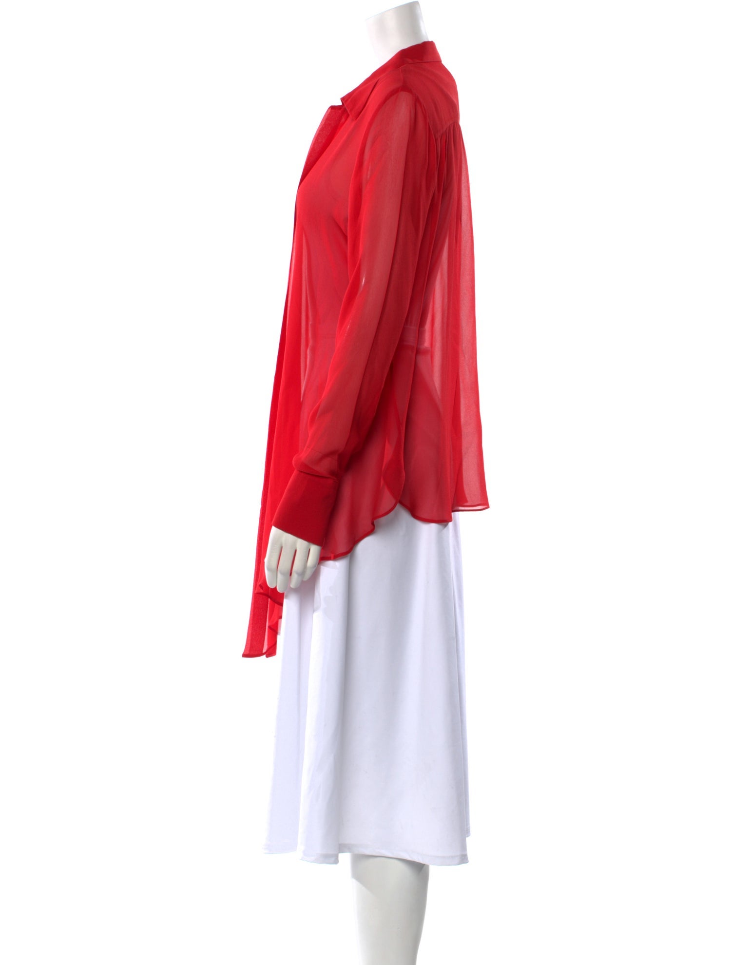 Adriana Degreas Silk V-Neck Tunic