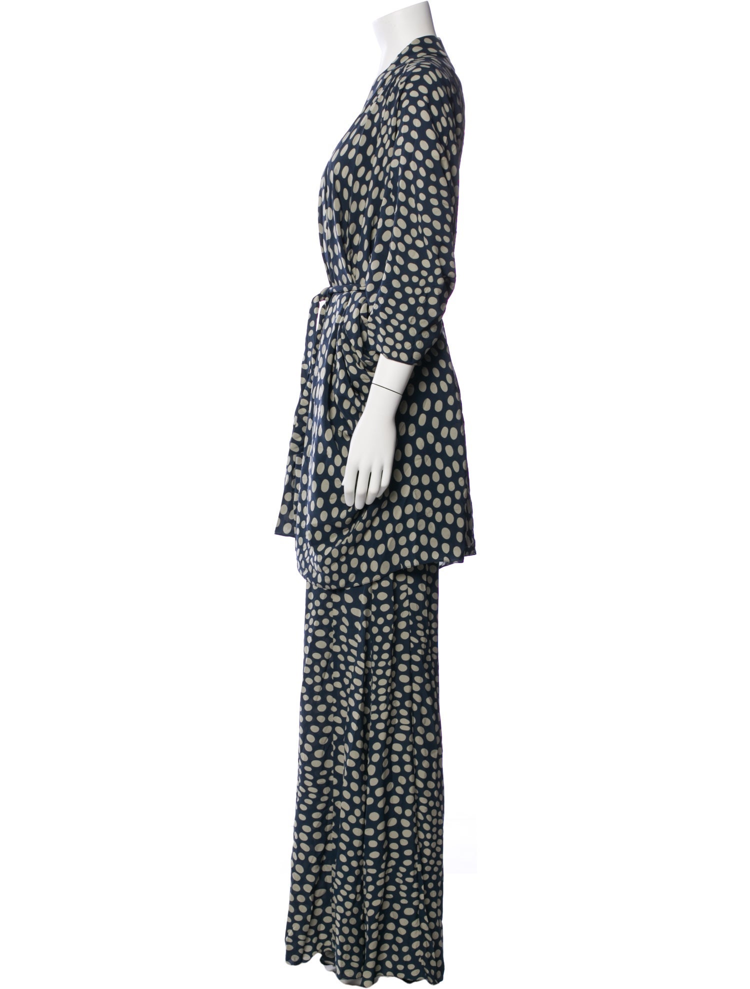 Adriana Degreas Polka Dot Print Pant Set