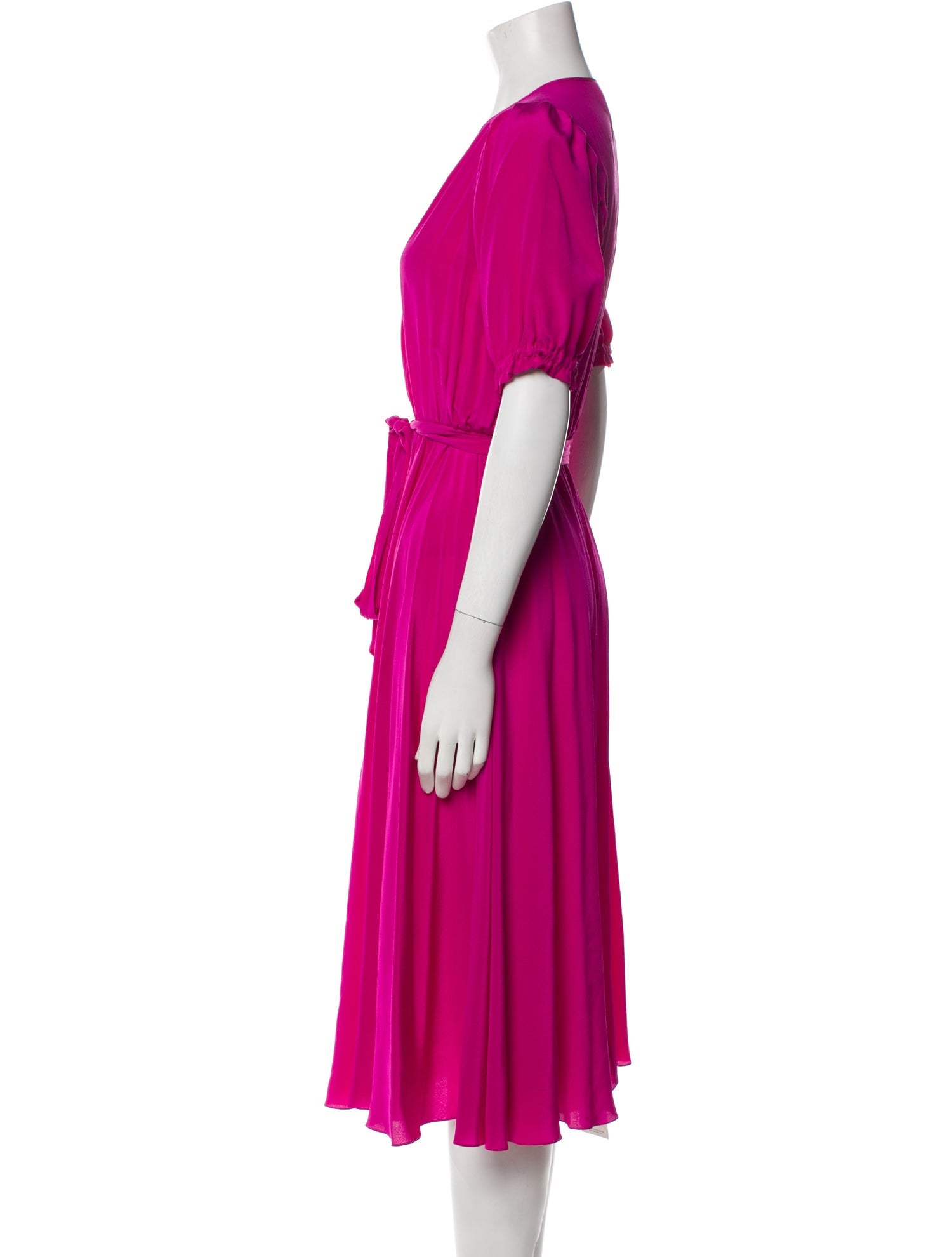 Arossgirl x Soler Silk Midi Length Dress