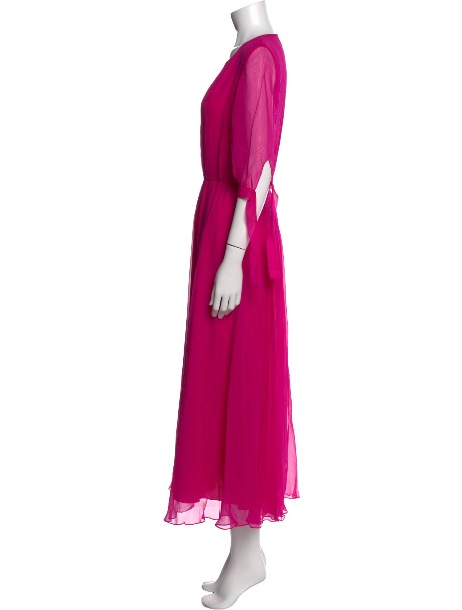 Arossgirl x Soler Silk Long Dress