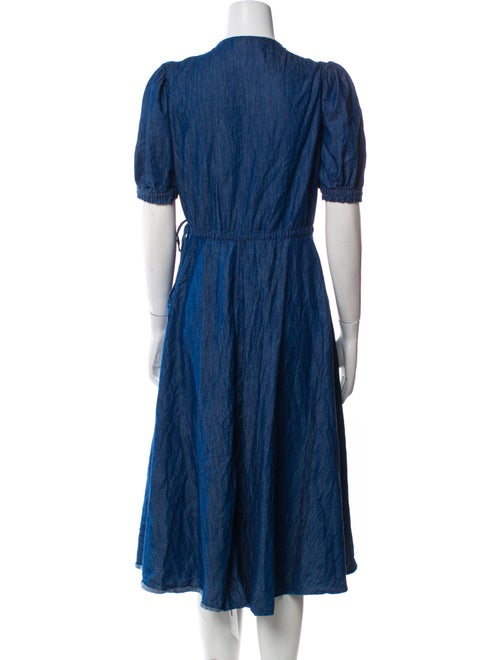 Arossgirl x Soler Crew Neck Midi Length Dress