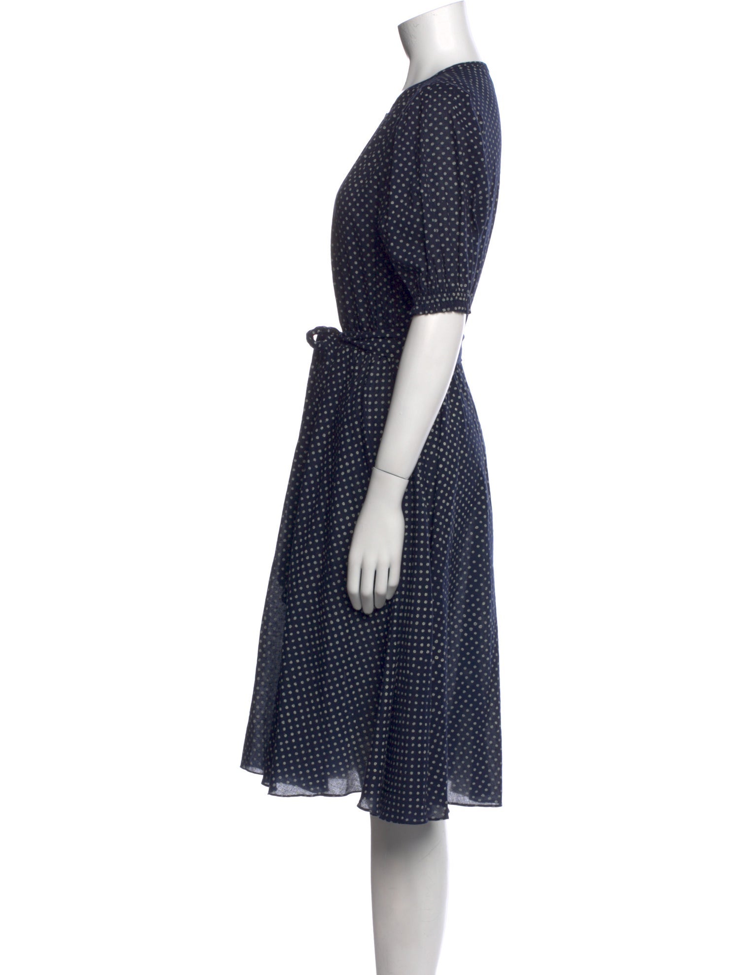 Arossgirl x Soler Polka Dot Print Knee-Length Dress