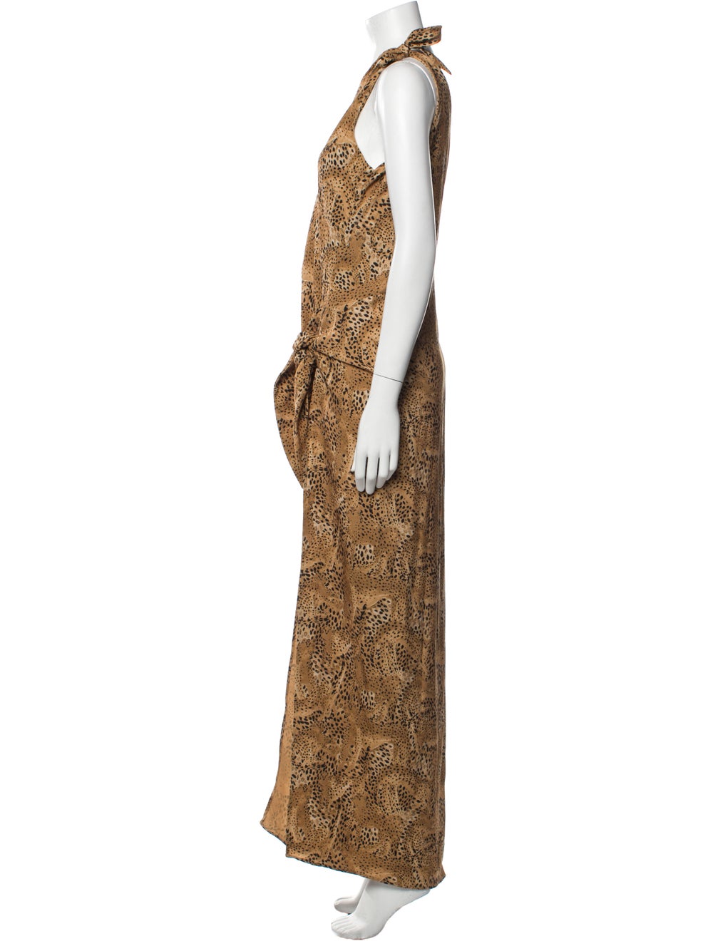 Agua Bendita Animal Print Long Dress - image 2