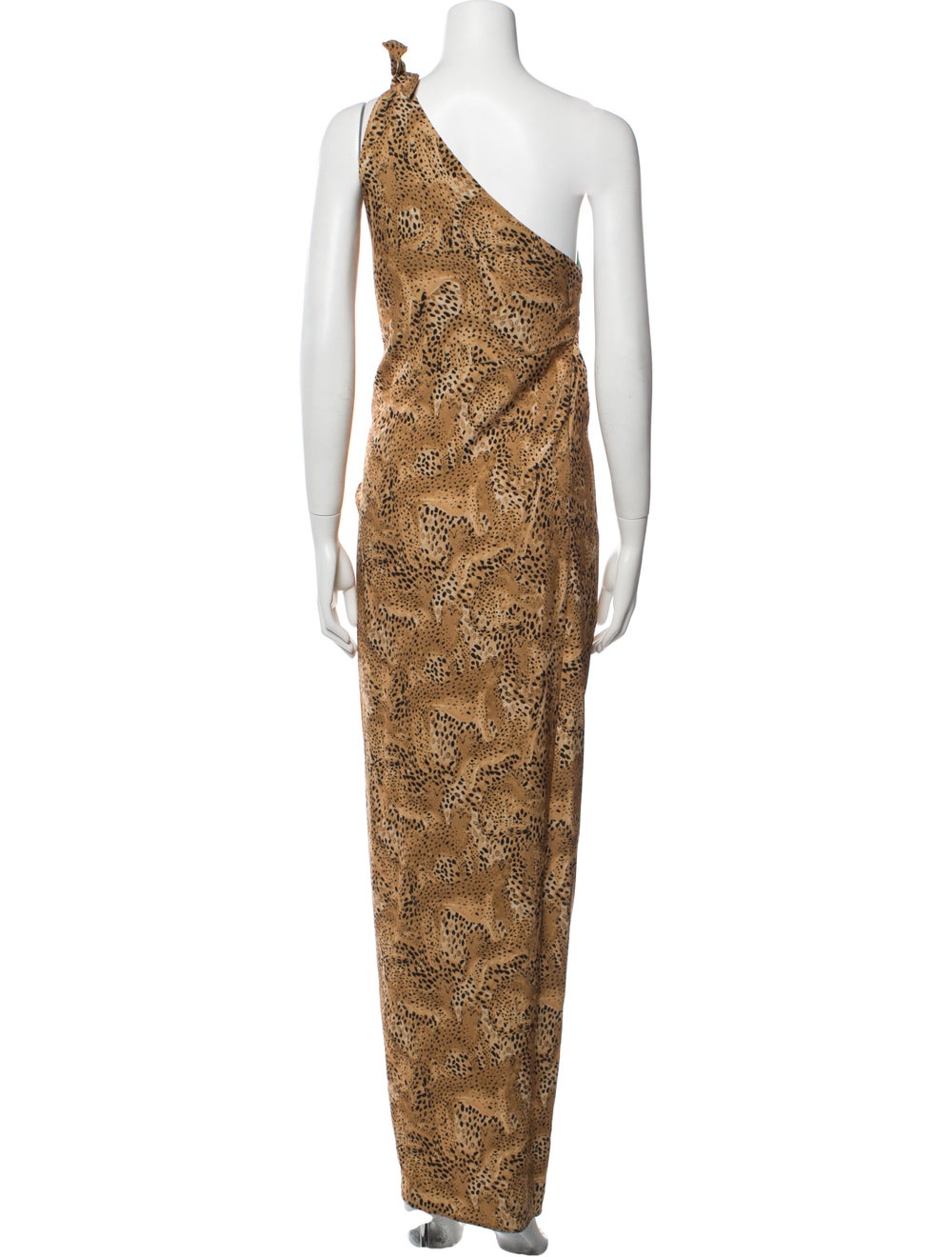 Agua Bendita Animal Print Long Dress - image 3