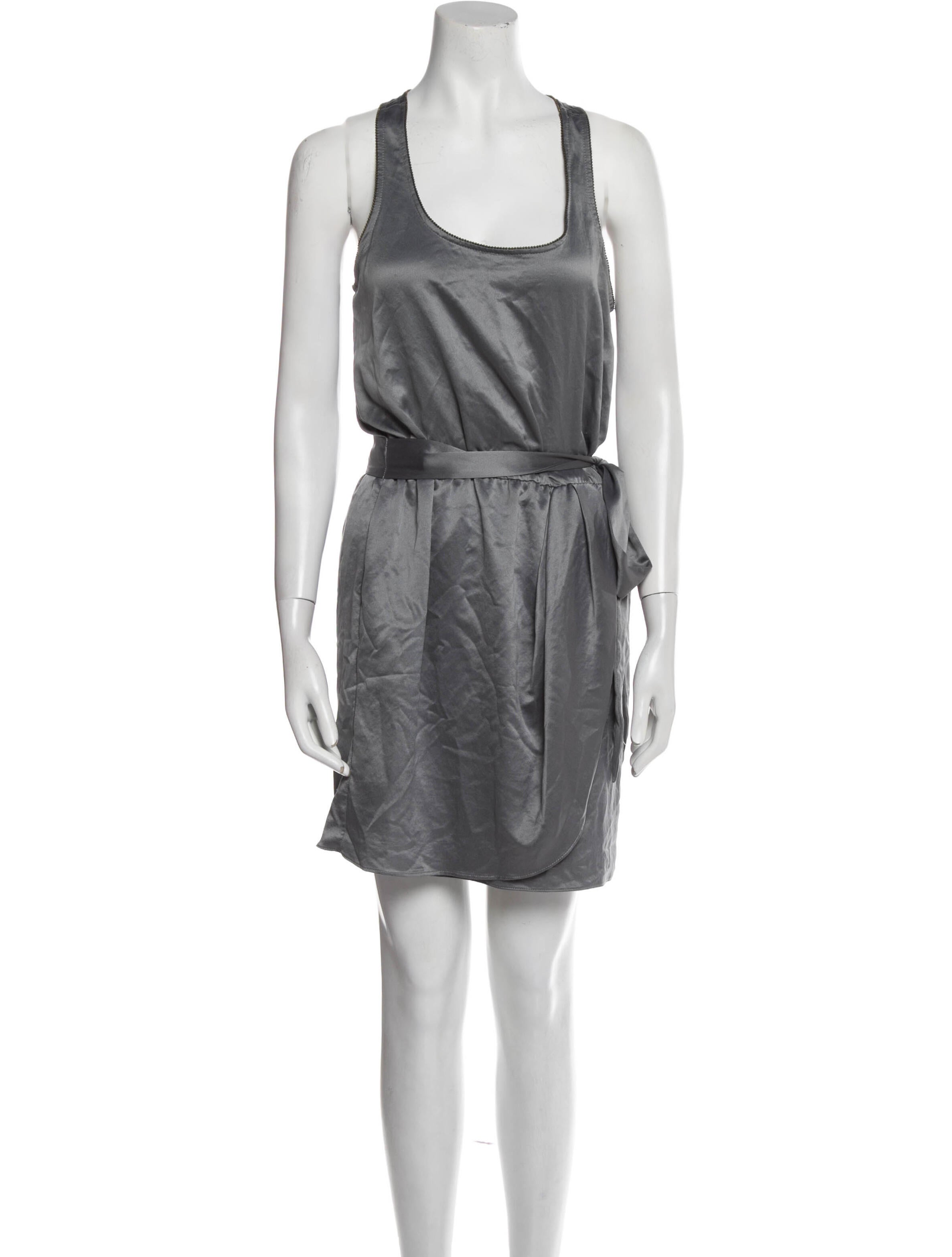 Agua Bendita Scoop Neck Mini Dress