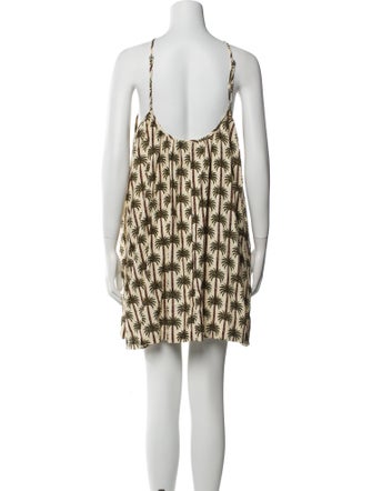 Agua Bendita Printed Mini Dress