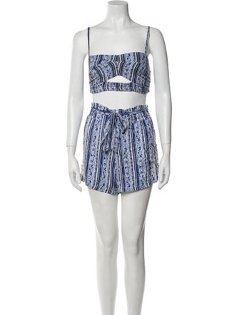 Agua Bendita Printed Pant Set