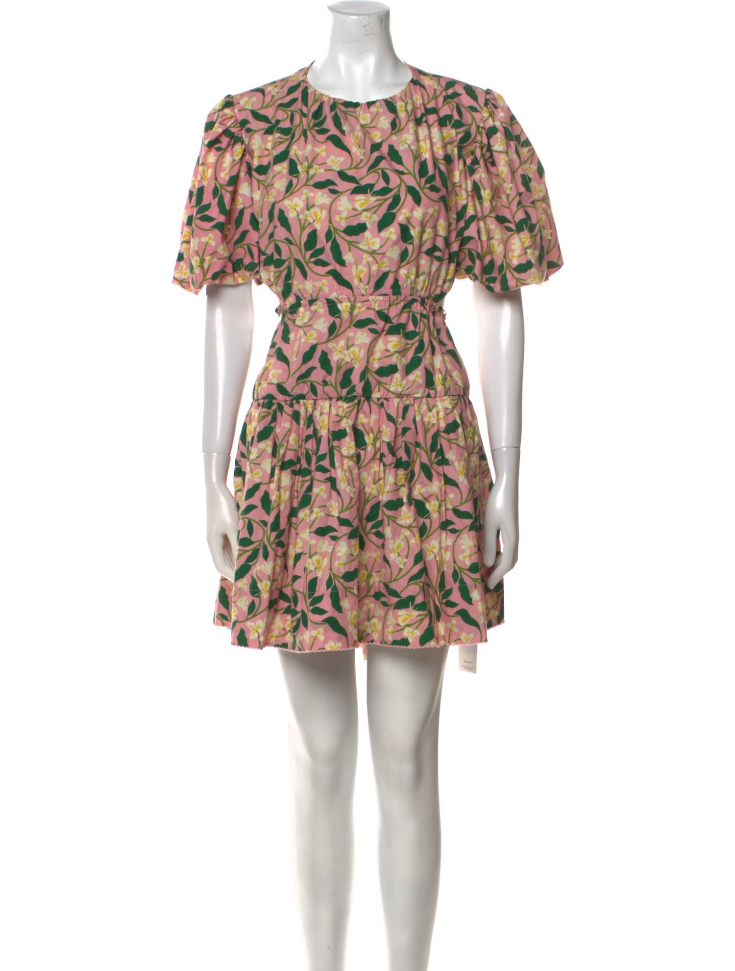 Agua Bendita Printed Mini Dress