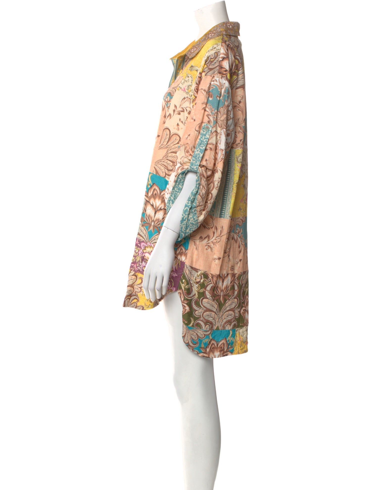 Agua Bendita Printed Mini Dress w/ Tags