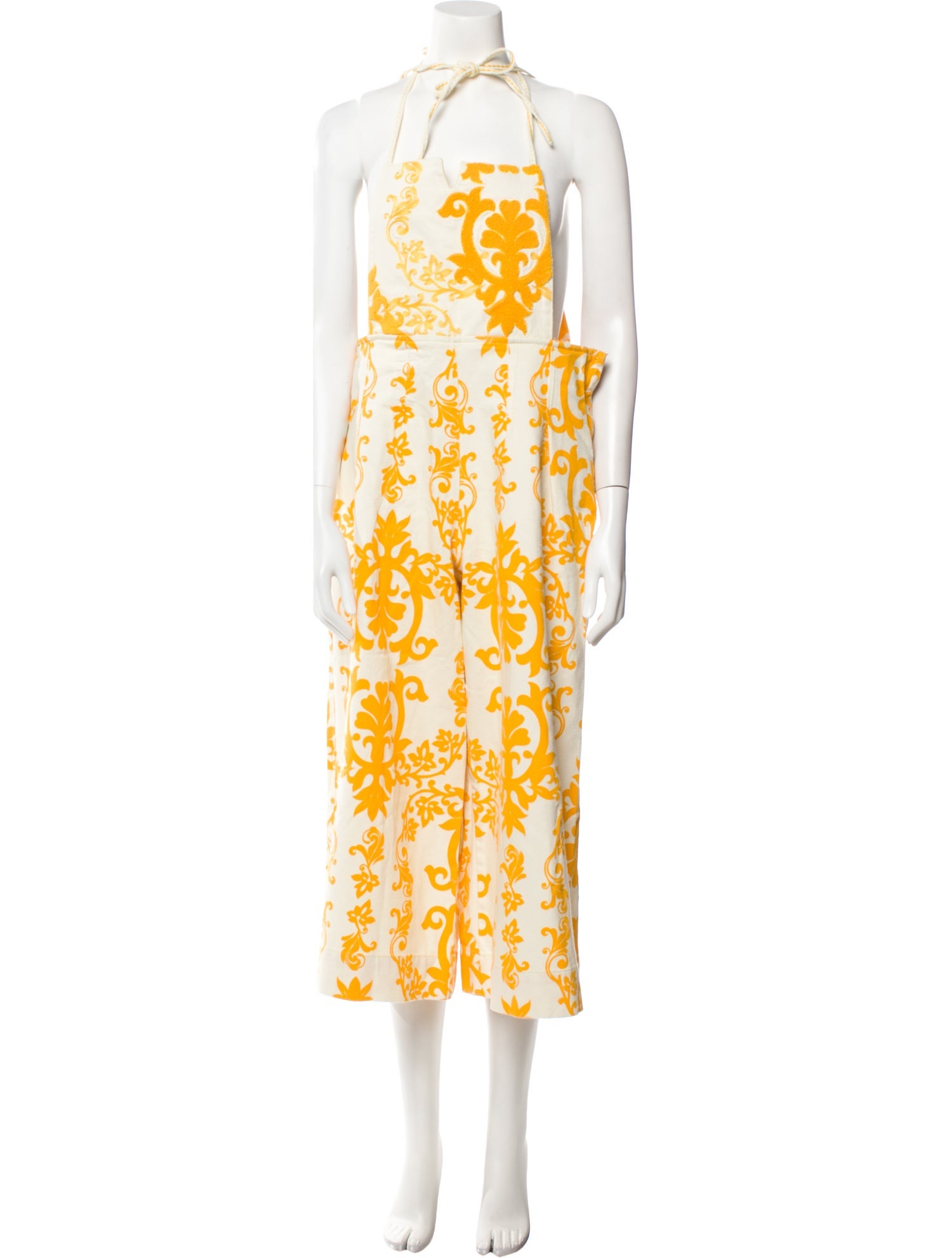 Intermix Printed Halterneck Jumpsuit