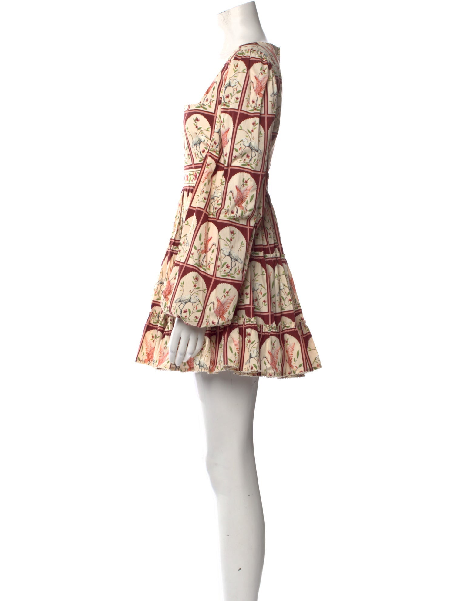 Agua Bendita Printed Mini Dress