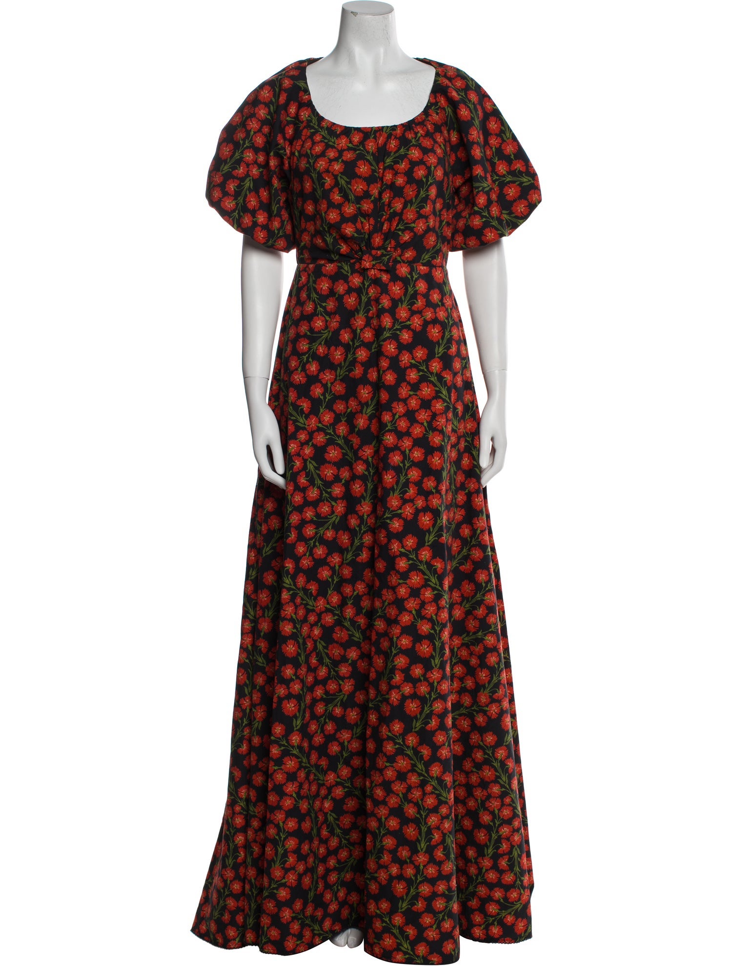 Agua Bendita Floral Print Long Dress