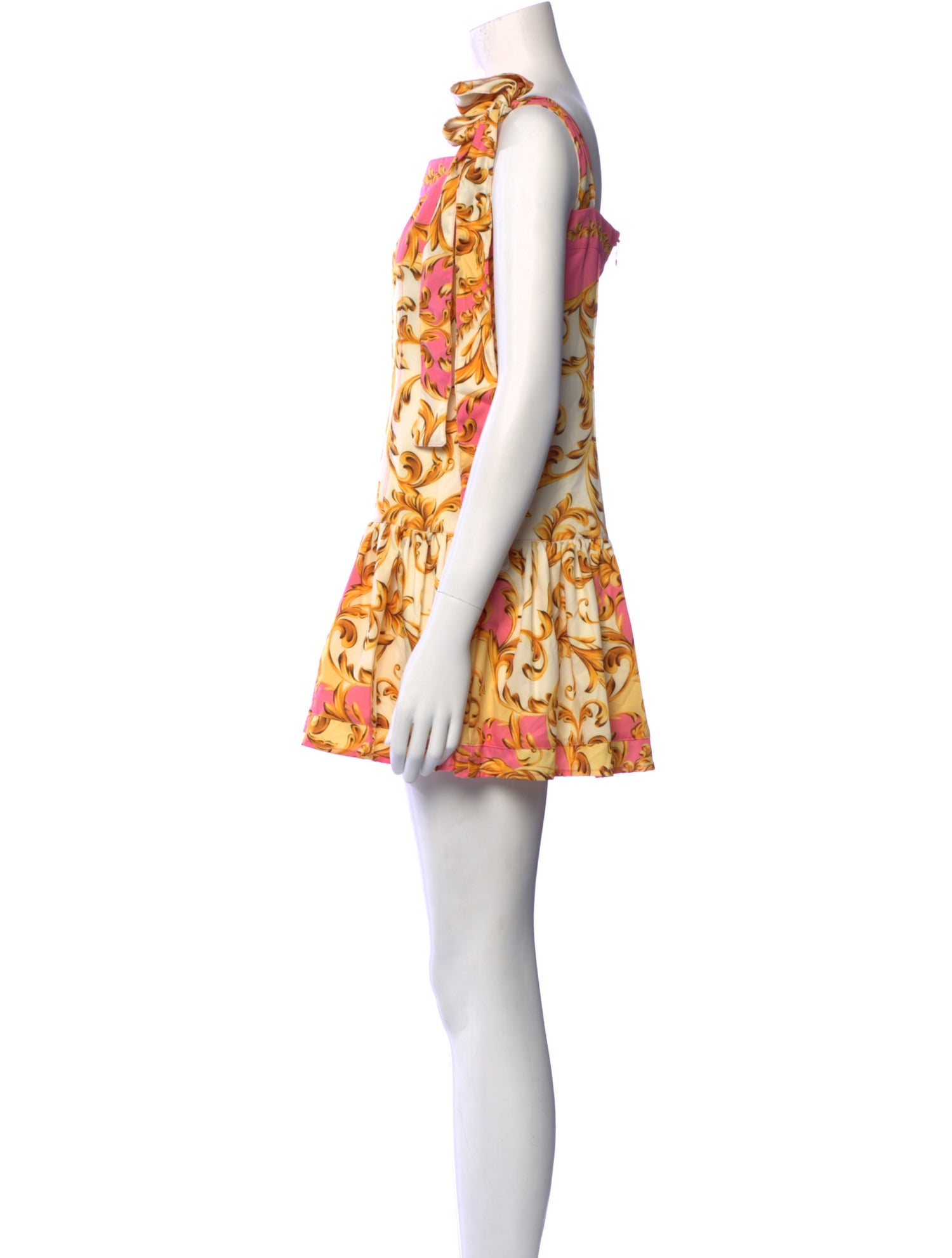Agua Bendita Printed Mini Dress