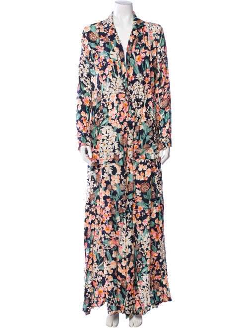 Agua Bendita Floral Print Pant Set