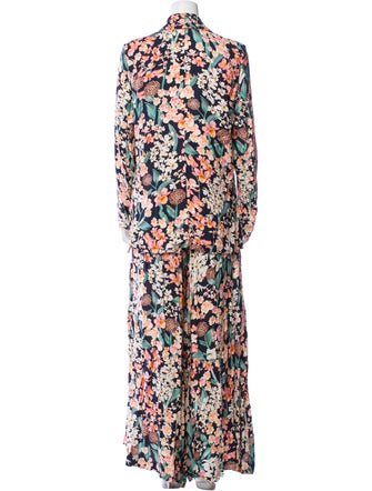 Agua Bendita Floral Print Pant Set