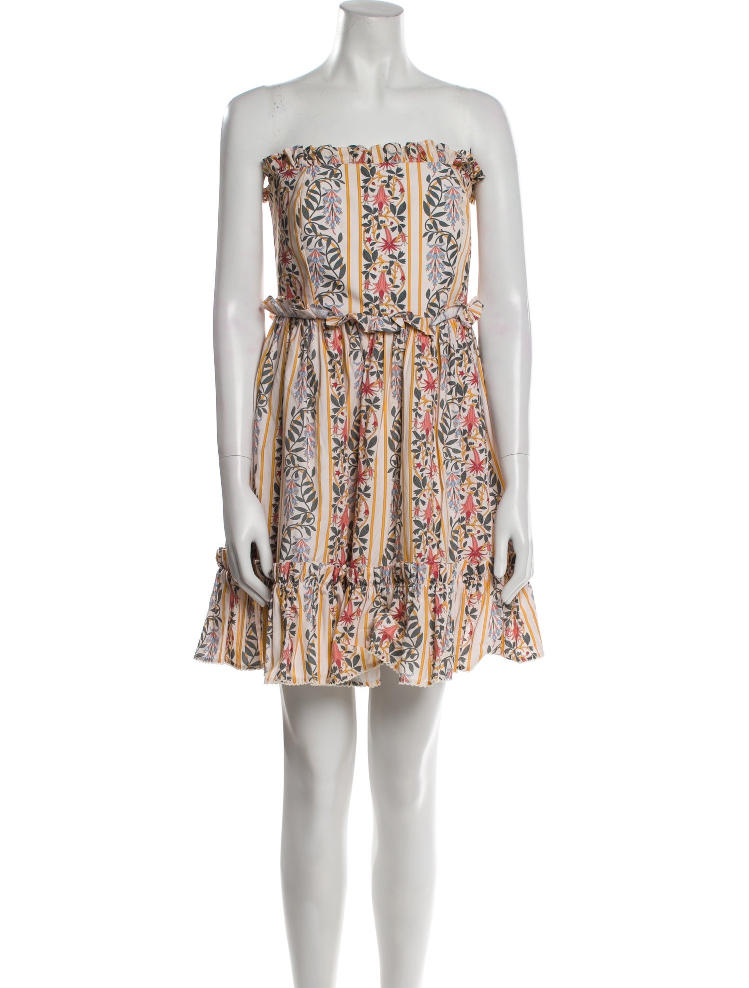 Agua Bendita Printed Mini Dress