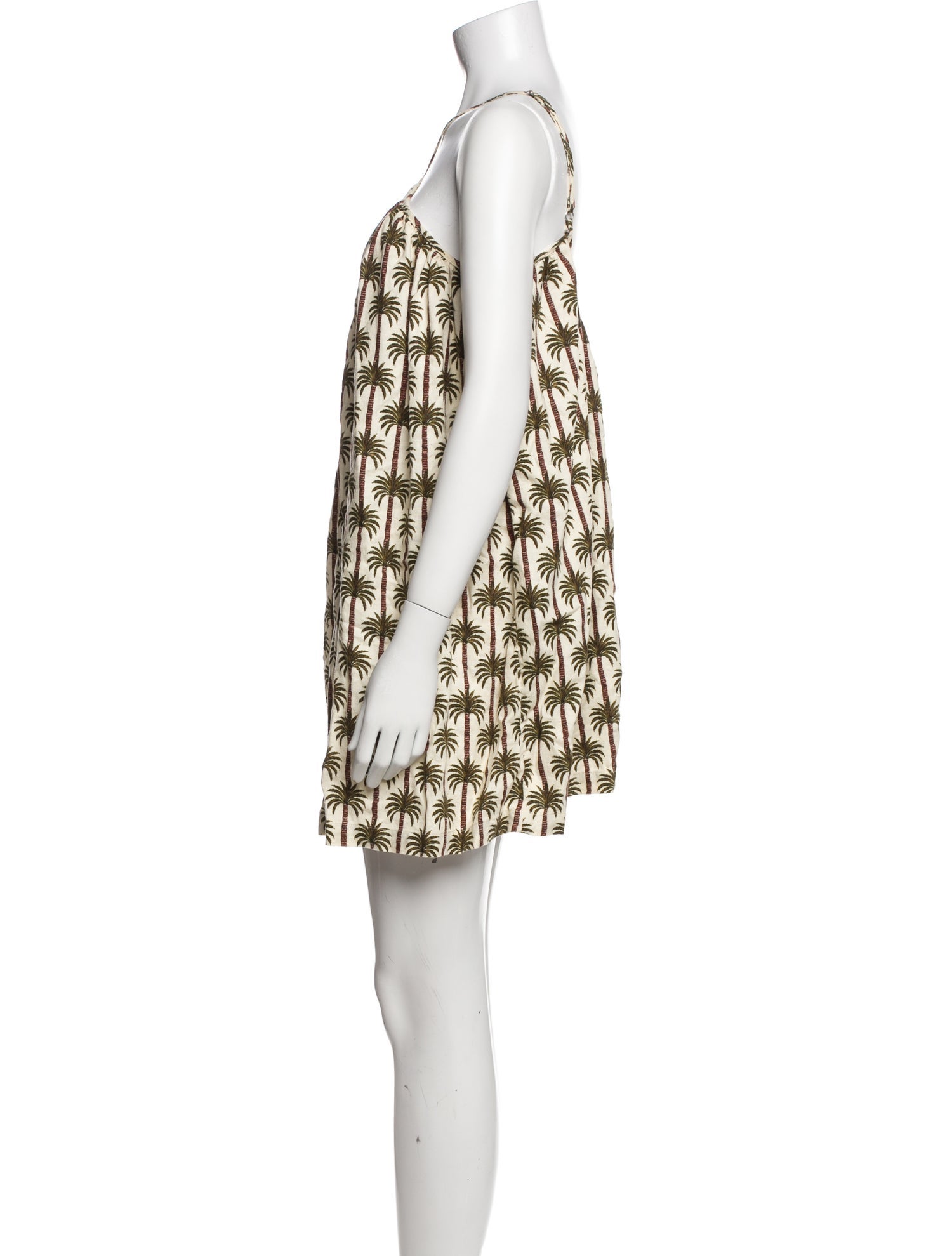 Agua Bendita Printed Mini Dress