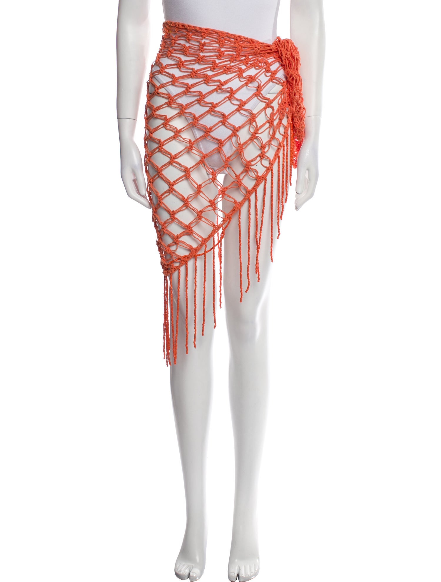 Agua Bendita Printed Cutout Accent Cover-Up