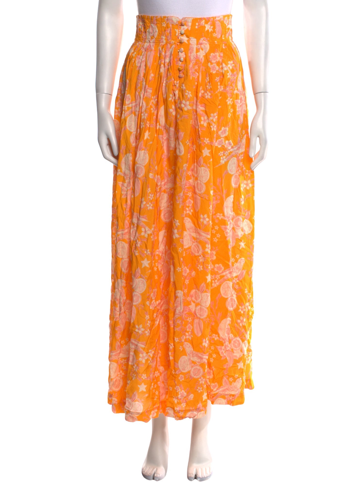 Agua Bendita Floral Print Wide Leg Pants w/ Tags