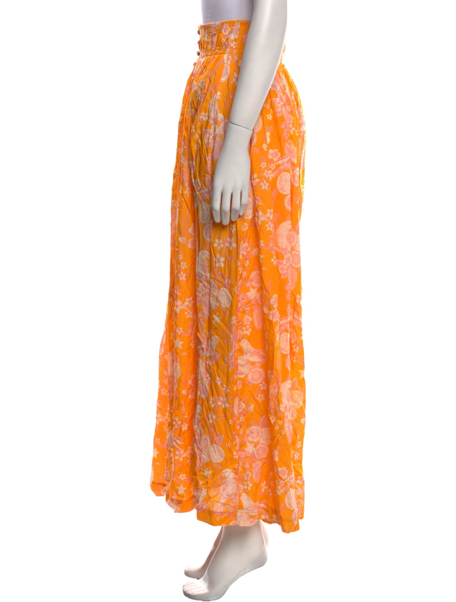 Agua Bendita Floral Print Wide Leg Pants w/ Tags