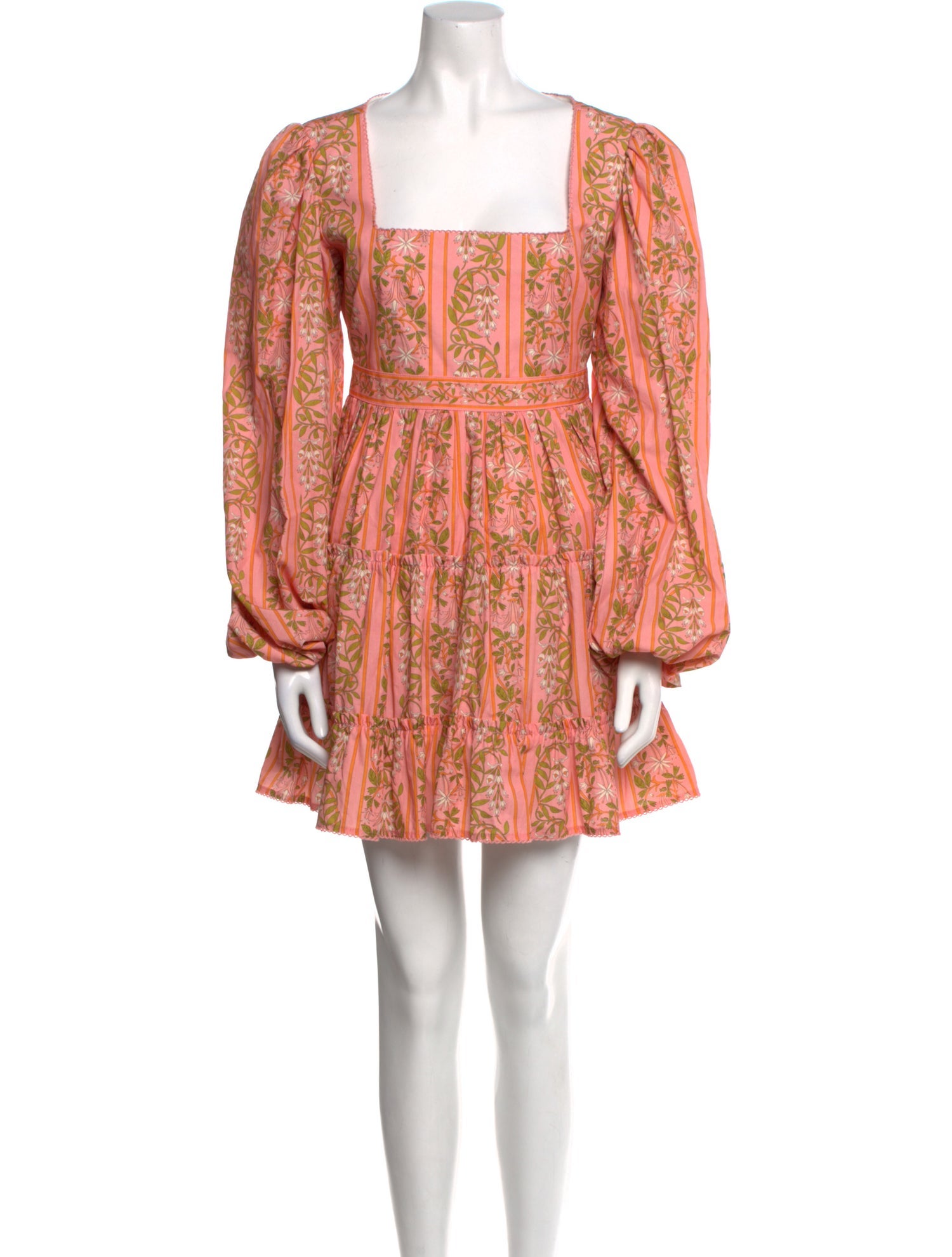 Agua Bendita Paisley Print Mini Dress