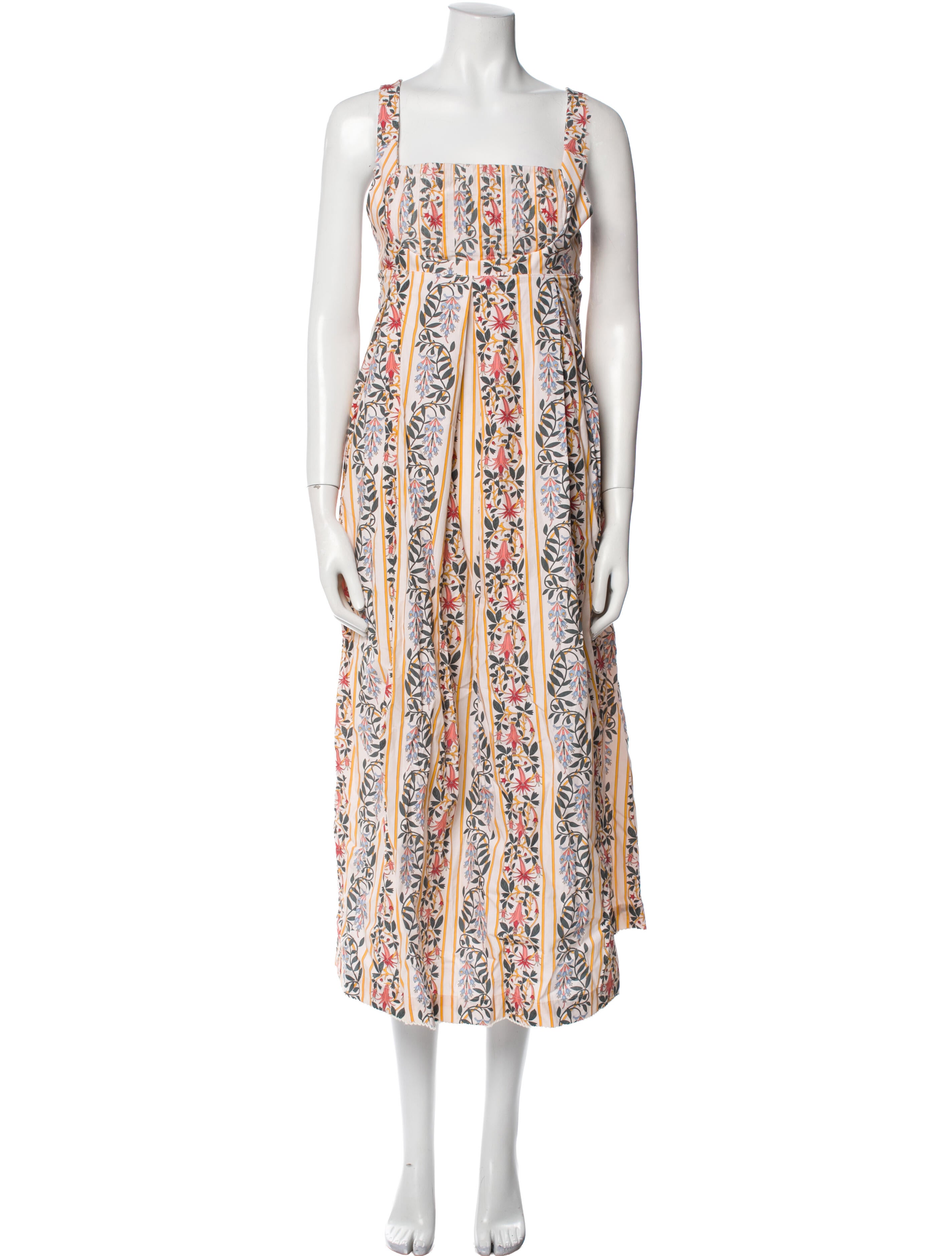 Agua Bendita Printed Long Dress w/ Tags