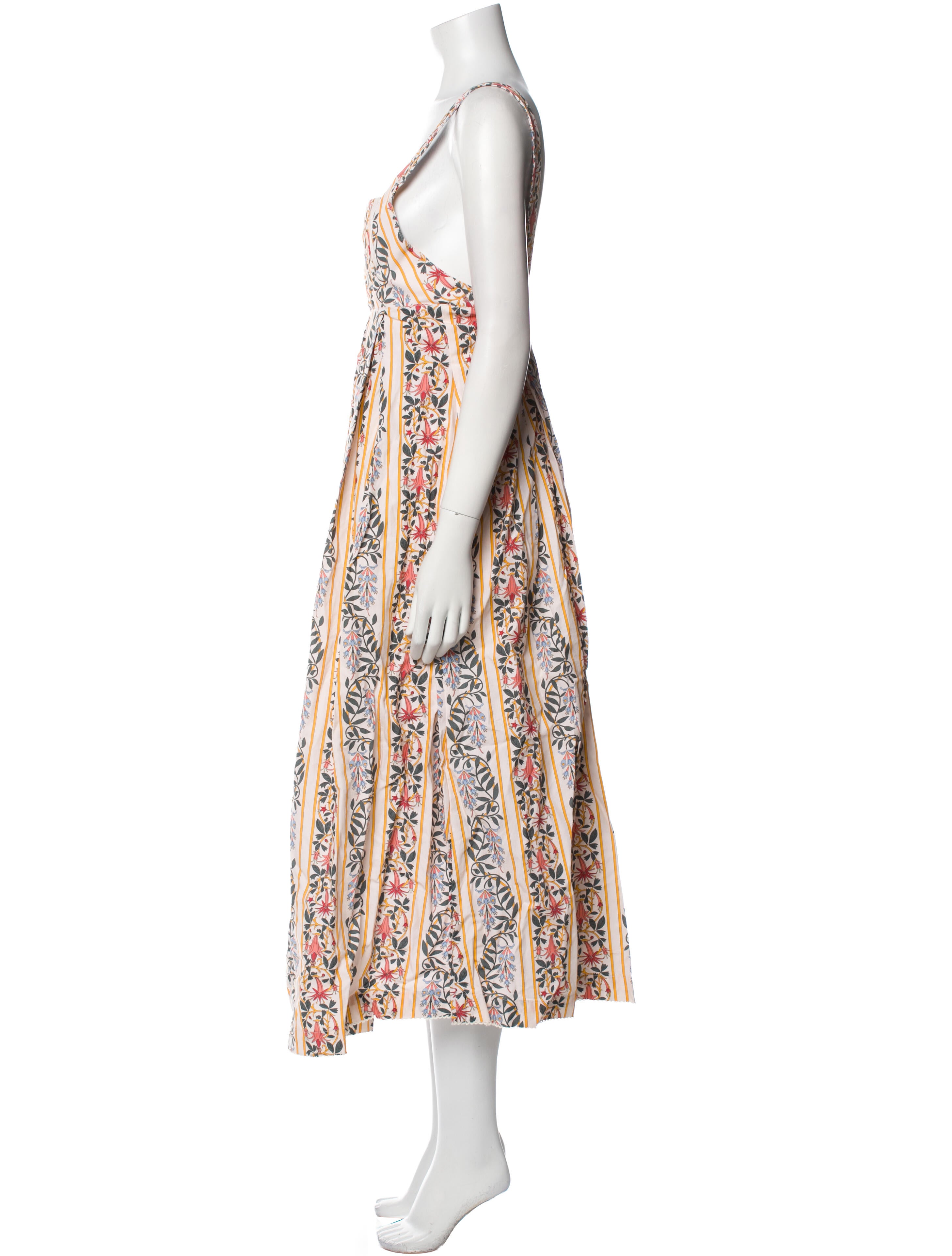 Agua Bendita Printed Long Dress w/ Tags