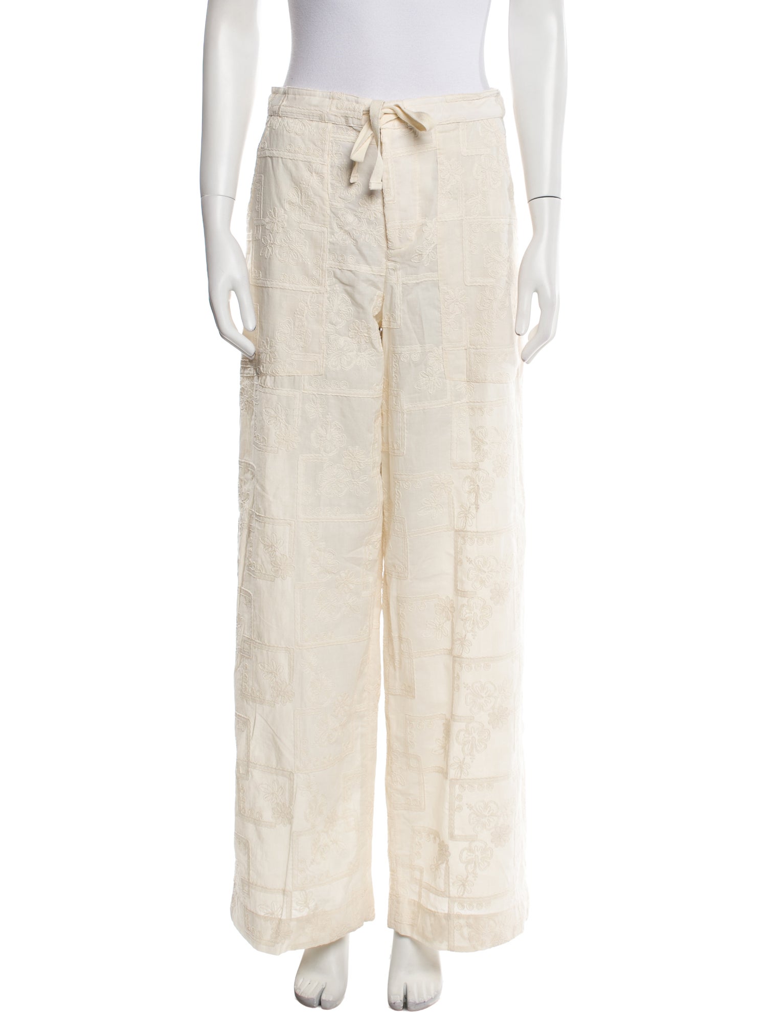 Agua Bendita Printed Wide Leg Pants w/ Tags