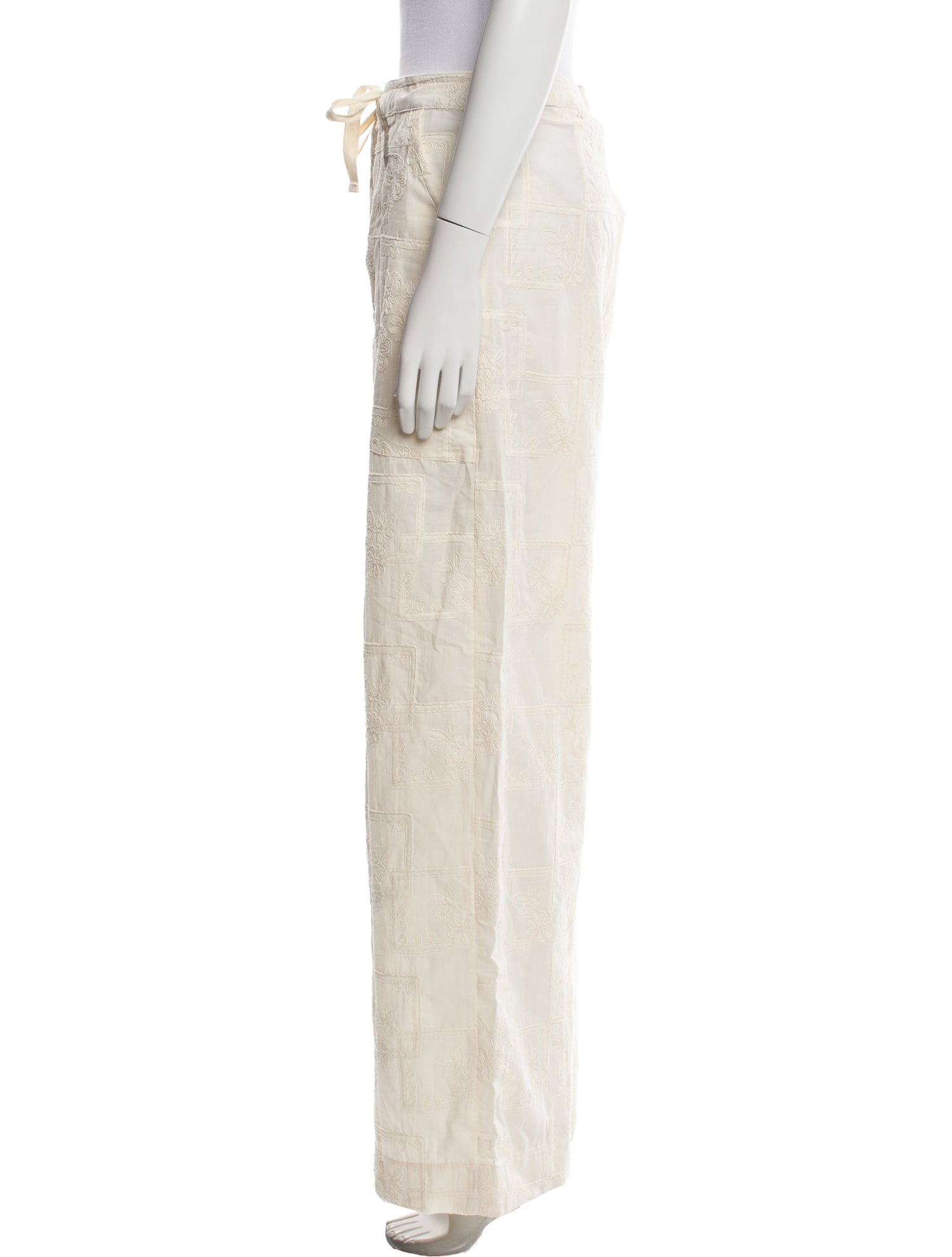 Agua Bendita Printed Wide Leg Pants w/ Tags