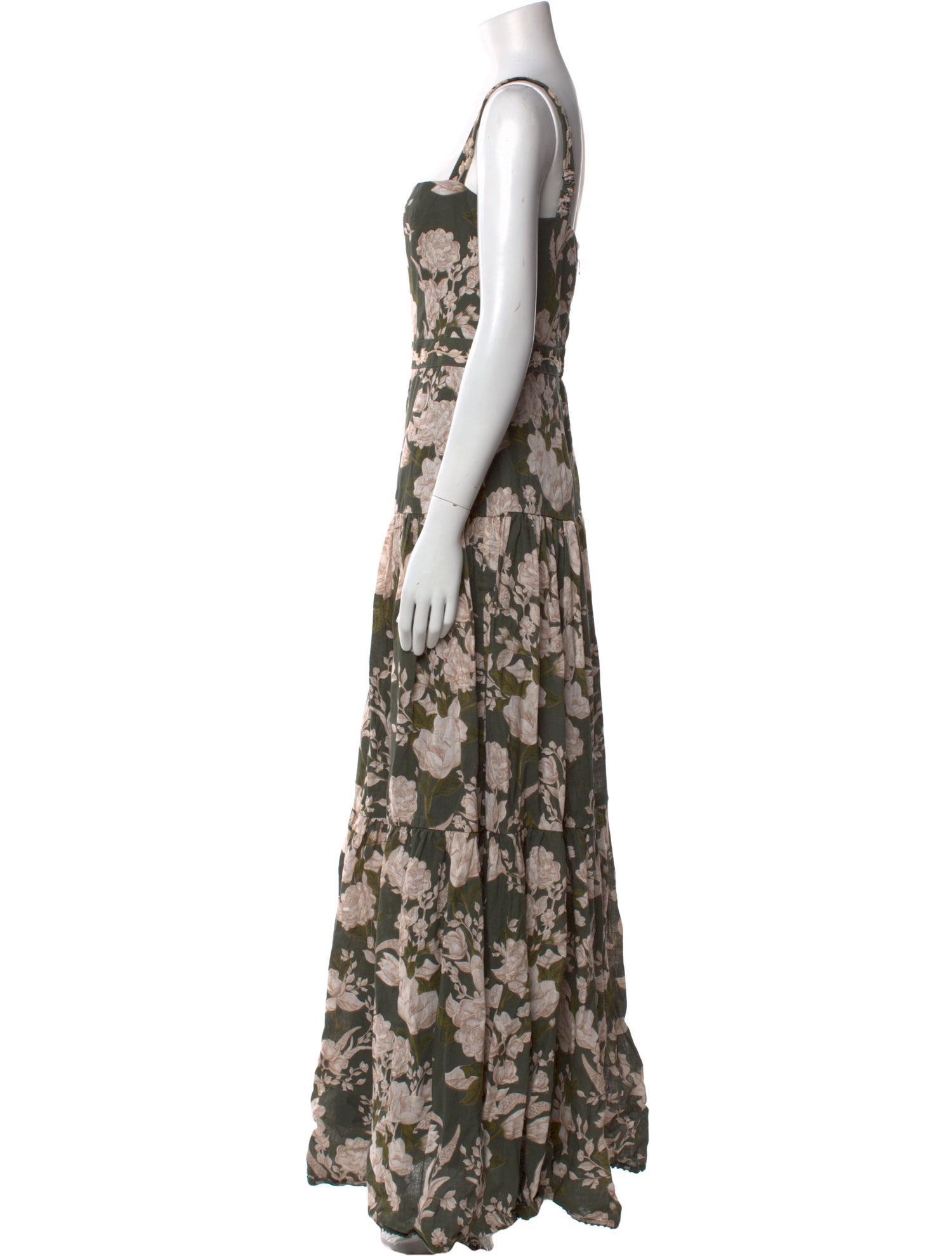 Agua Bendita Linen Long Dress